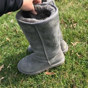 Grey Tall UGG boots